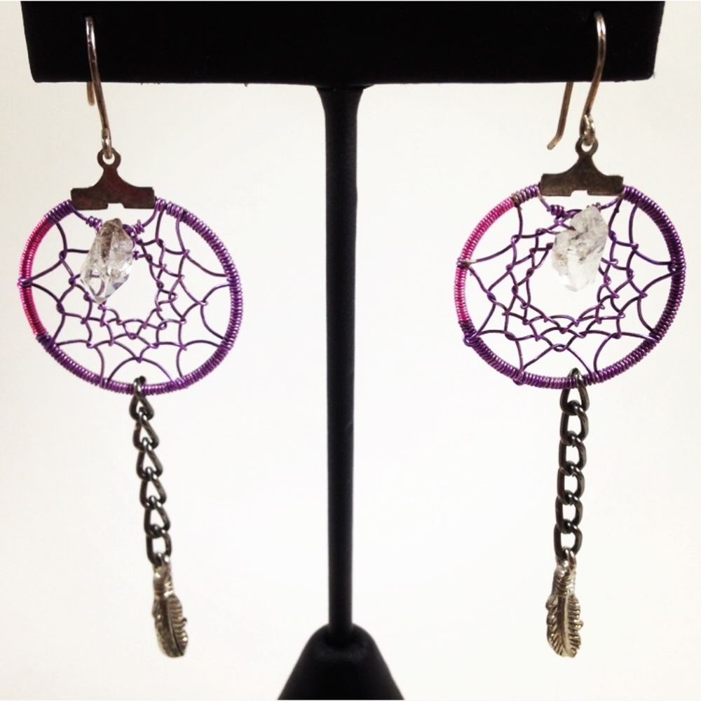 Herkimer Dream Catchers Earrings